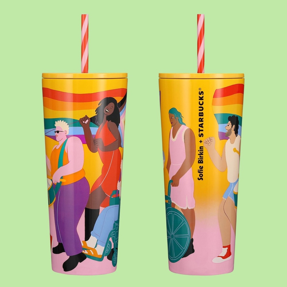 Sofie Birkin + Starbucks Limited Edition Venti 24-oz  Stainless Steel Tumbler
